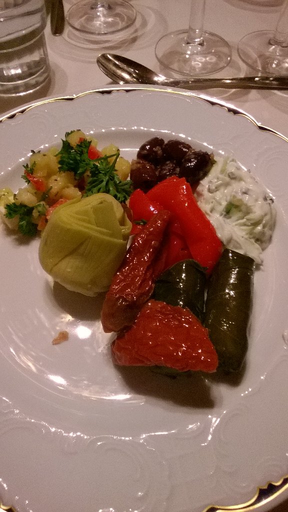 VanskaAnne's tweet photo. Byzantine dinner @Valamo with Farther Andreas and the team of #GlobalSteps @PKkauppakamari https://t.co/H33m5EGUDl