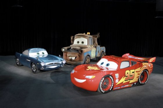 TransFXinc's tweet photo. #Cars3 teaser came out so we dug up an article on our Life Size RC #LightningMcQueen #Mater and  Finne from #Cars2 https://t.co/0VxmSmH0tv https://t.co/GR7y7ufyw6