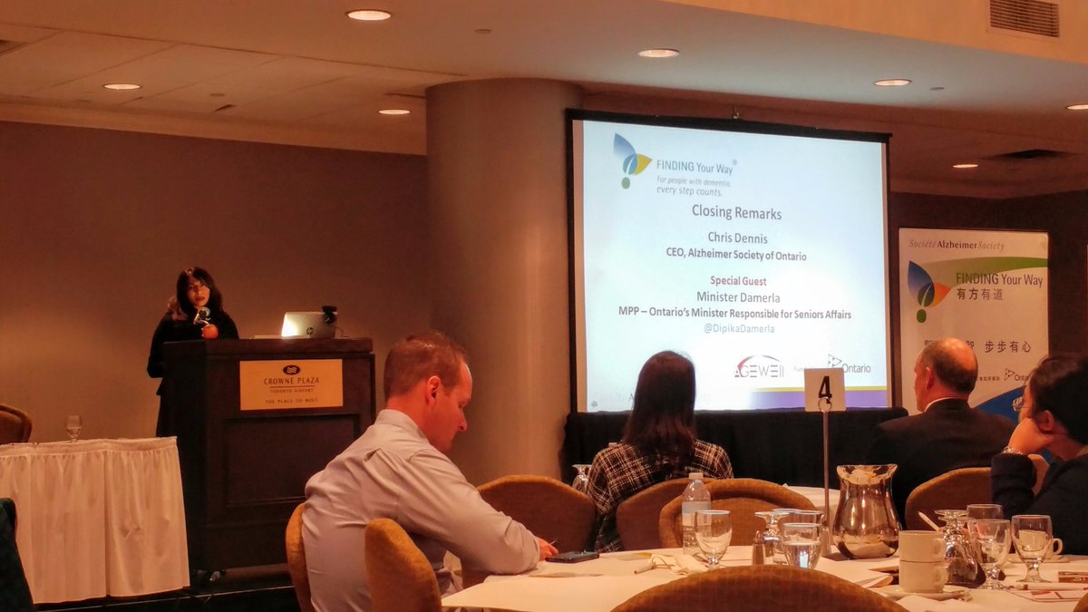 AGEWELL_NCE's tweet photo. Closing remarks at #FYWOntTech from Hon. @DipikaDamerla https://t.co/VWWAASdISd