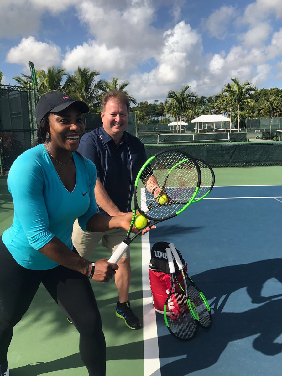 Regulatie motief Tijdens ~ Serena Williams on Twitter: "Loving my new Blade SW104 Autograph Racket! So  honored to have a racket in my name and to be a part of the @WilsonTennis  family. https://t.co/dH7AwefIu3" / Twitter