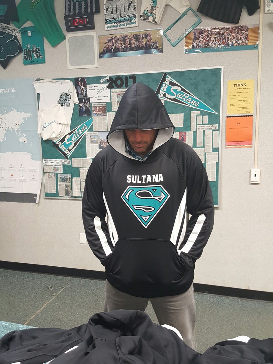 SultanaHigh's tweet photo. Get'em while they're hot. Sultana Hoodies for $32.  Warm up in Teal, Black &amp; White!!!# Live Teal https://t.co/BSnWoBfpsN
