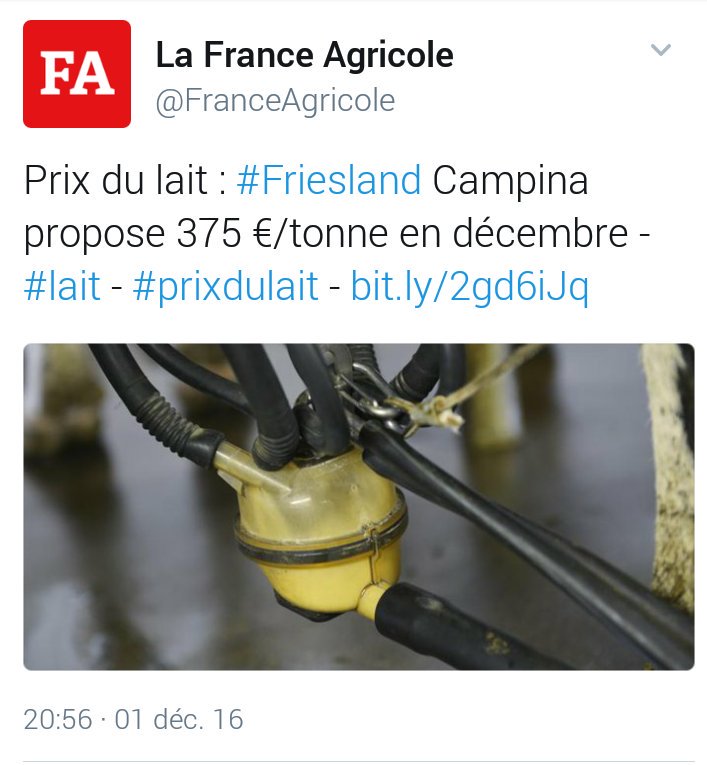 2 infos sur le prix du #lait et ce sont toutes les 2 des coops <a href="/ReseauFnpl/">Réseau Fnplait</a>