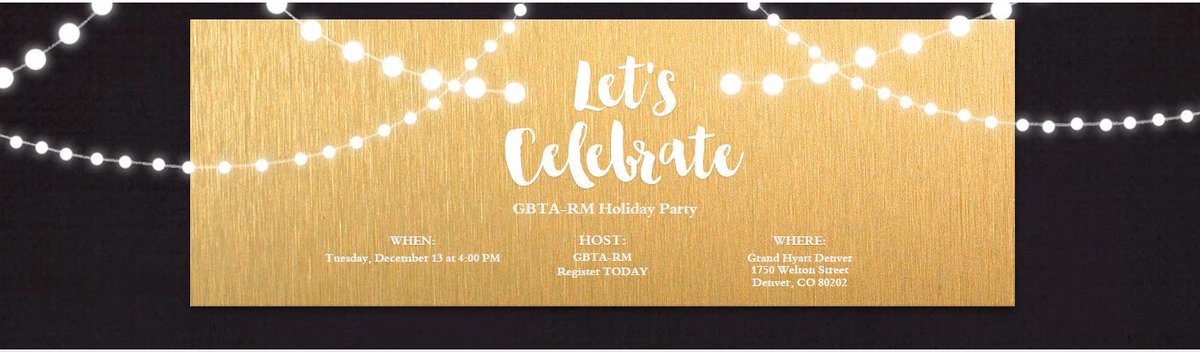 GBTARockyMtn's tweet photo. Register today! #holidayparty #holidaycheer #gbtarm https://t.co/b8zGOPU7da https://t.co/rd1MFfaOFz