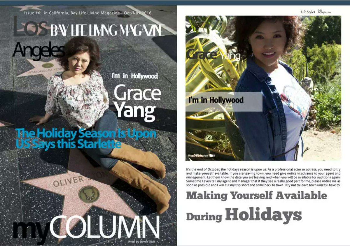 gracefyang's tweet photo. #GraceYang is a #published #author &amp; I'm delighted.she has decided to be one of our principal #writers at #BayLifeLivingMagazine #Holidays https://t.co/s8hJqjoKvP