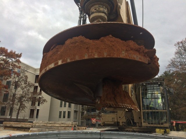 driller_mike's tweet photo. Today is a great day to share photos! Here are a few of the Hemphill Shaft Overburden Drilling. #h2o4atl #DWMProjects https://t.co/KYcEmqR3RW