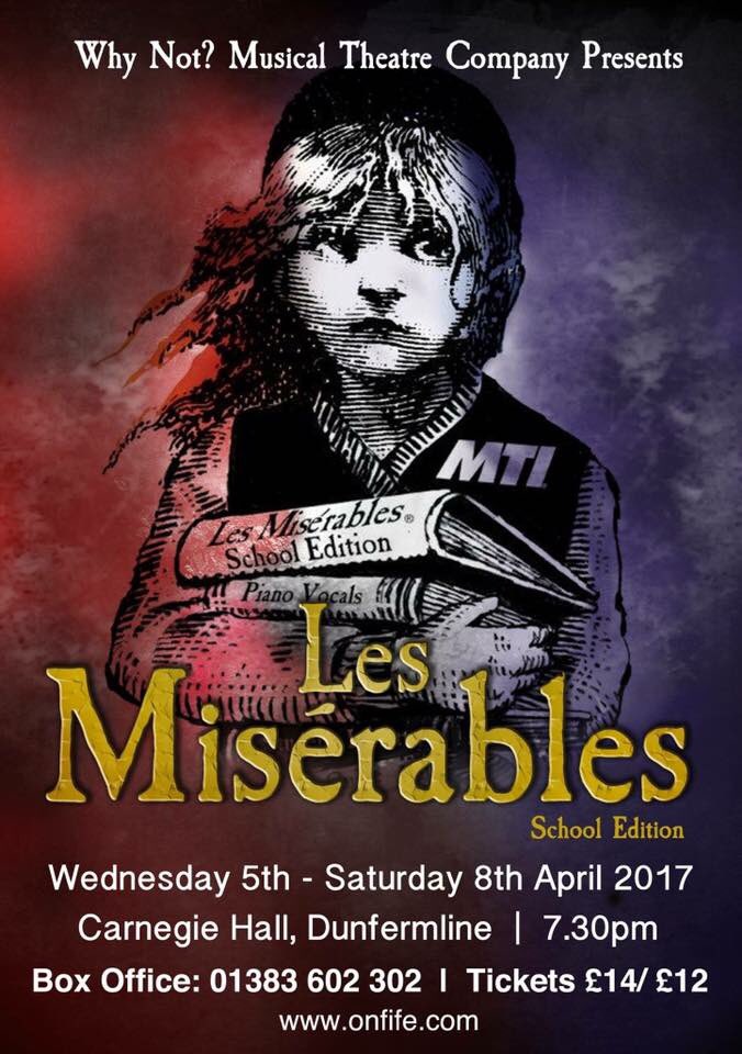 whynotmtc's tweet photo. Tickets for Les Miserables now on sale! Get yours before they're gone! https://t.co/F9QGtHWvnv @onfife https://t.co/fDS5htP2np