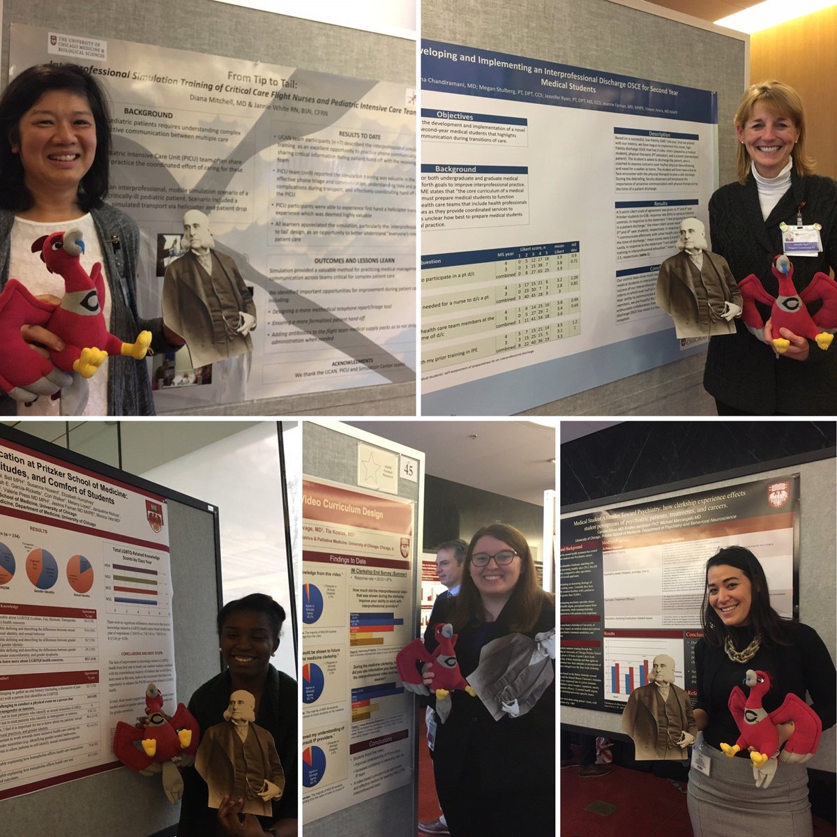 CrerarLibrary's tweet photo. Another great poster session .@UChiPritzker #MedEd day! Thanks for sharing your research with #CrerarLibs (& Phil and John Crerar)! https://t.co/aB8vc3B65y