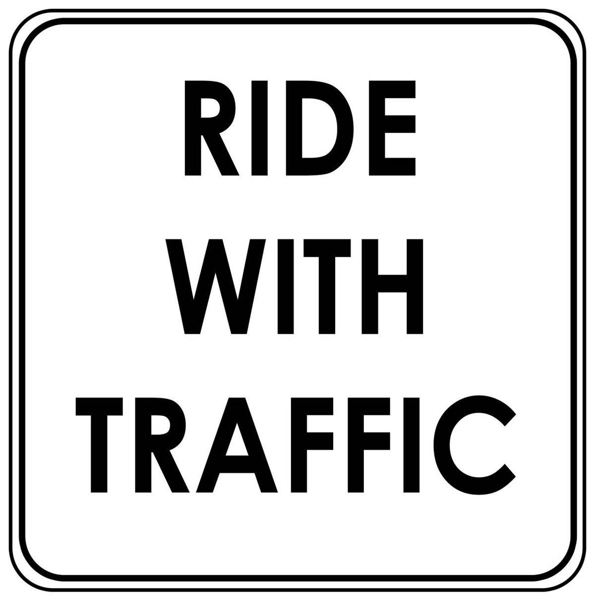 GridBikes's tweet photo. Heading out for a ride? Remember to always ride with traffic! You'll be more visible and will be able to see signs and signals. #GridSafe https://t.co/qohYcY7vrs