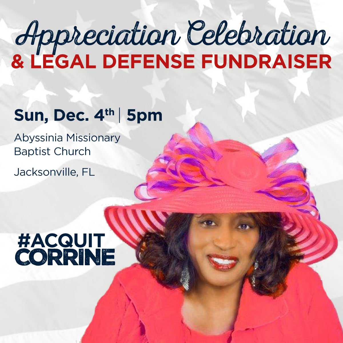CorrineBrownCon's tweet photo. Join us, as the clergy, community &amp; constituents for Congresswoman Corrine Brown celebrate her years of faithful and dedicated service! https://t.co/yt6HgivixZ