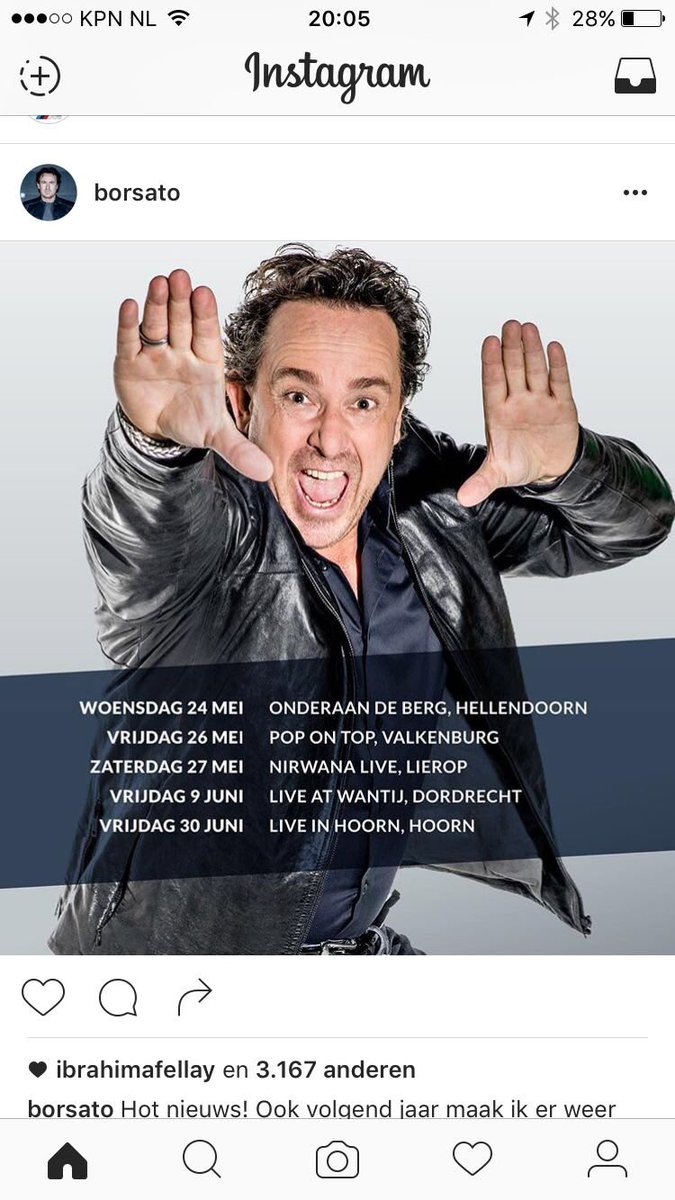 Jahoor hier het bewijs van <a href="/borsato/">Marco Borsato</a>. Hij is erbij 30 juni. Jij??