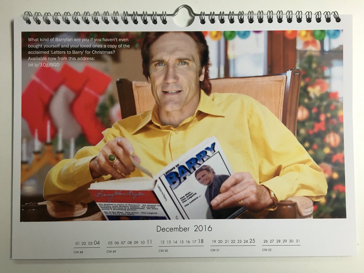 BarryFanDyke's tweet photo. December.
#BarryVanDyke
#calendar2016
#BarryVanDykeCalendar https://t.co/R4BJ99KeLl