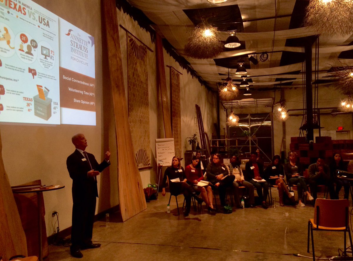 vickypridgen's tweet photo. .@Lead_Austin CEO shares @AStraussInst research w/ the graduating #Emerge2016 class. Learn more about #txciviclife: https://t.co/QwtUsKKEvk https://t.co/x6IqqW40Wt