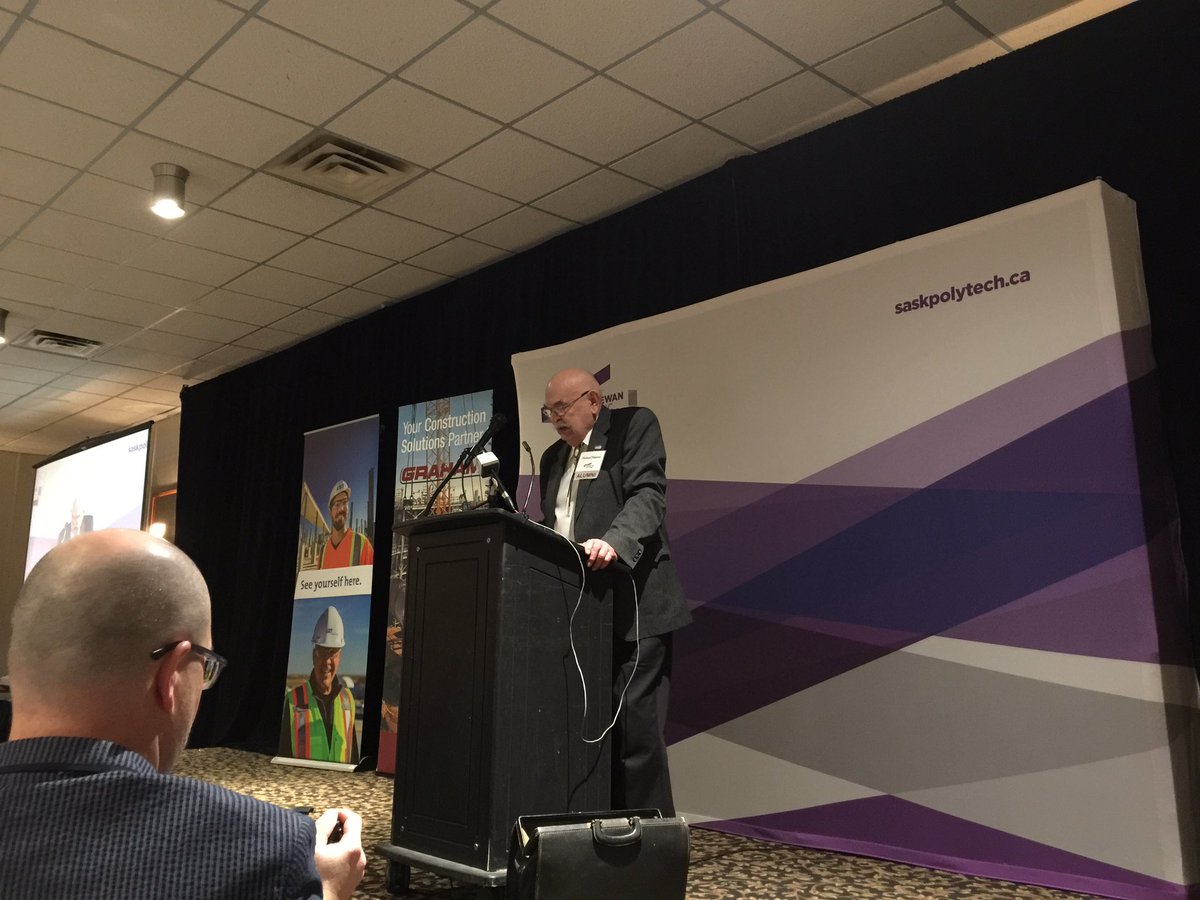 Distinguished Alumnus Michael Majeran gives engaging keynote #SaskPolytechDinners