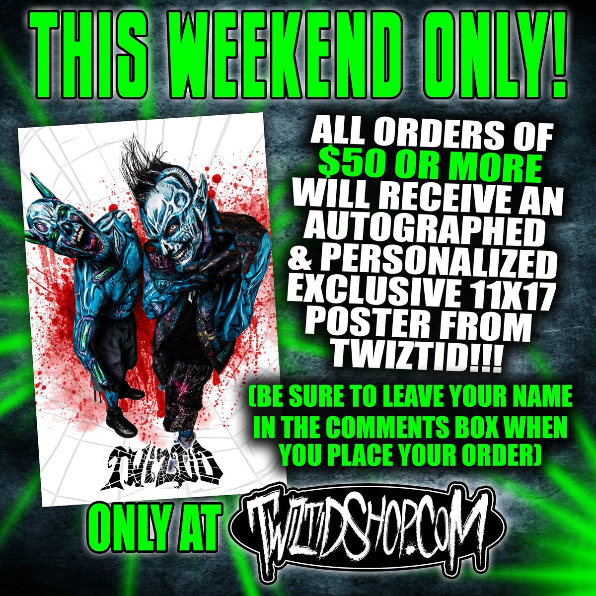 TwiztidShop's tweet photo. Tis The Season to celebrate festivus with a PERSONALIZED POSTER FROM @tweetmesohard Any order over 50 bux this weekend gets 1 so get urs now https://t.co/1WT6t6B3eW