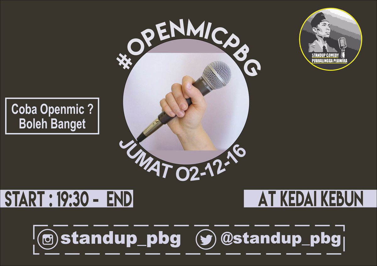 Jangan lupa to night!