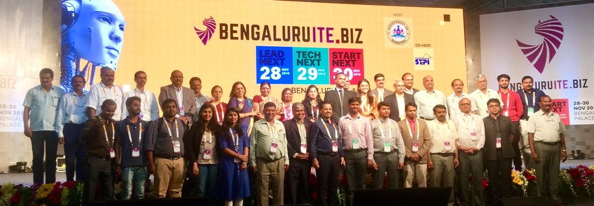 PriyankKharge's tweet photo. Can't thank my team enough. They worked relentlessly to ensure the success of @Bengaluruitebiz https://t.co/obViJYSbBb