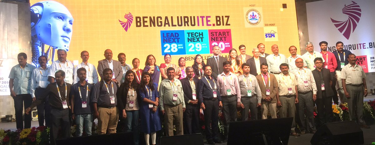 PriyankKharge's tweet photo. Can't thank my team enough. They worked relentlessly to ensure the success of @Bengaluruitebiz https://t.co/obViJYSbBb