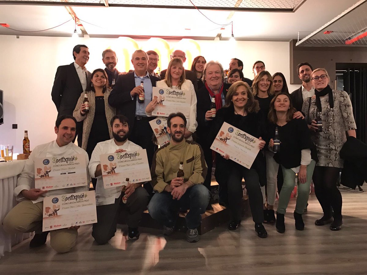 RestBocArte's tweet photo. Nos llevamos el tercer puesto y el premio a la tapa más innovadora en @petisquino 👏🏼👏🏼🔝 ¡Doble premio! #vigo #tapas #vigomola #progreso41 https://t.co/8YsIkTy4dB