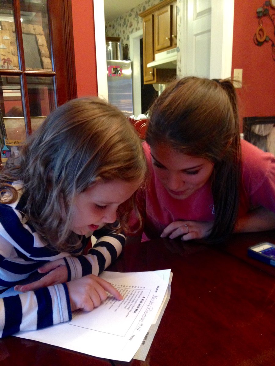 UNMAlabamaTeen's tweet photo. Day 1 of 25 days of kindness...helping sweet Kinsley with her homework. #USANationalMiss #25daysofkindness https://t.co/GX1hkVoKsK