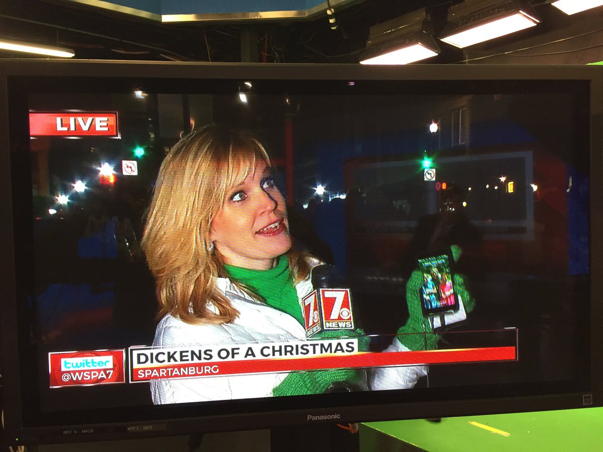 DLeeTV's tweet photo. Heading to meet @christyhweather at Dickens of a Christmas to sing Charols with the #SpartanburgCommunityBand. Hope you'll join us! https://t.co/wIWPwlyLj2