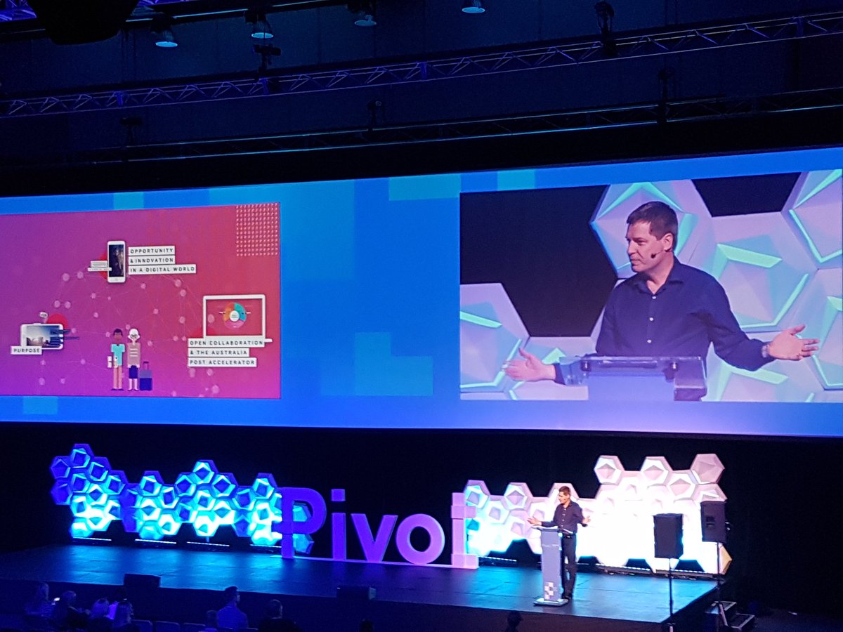 AdamMurrayCA's tweet photo. Opportunity & innovation in the digital world. #australianpost #pivotsummit2016 #crowehorwath https://t.co/Tqu4vMFURX
