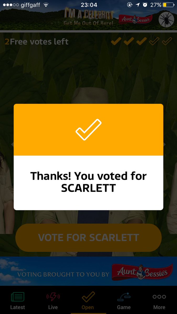 Scarlett's me fav ✌🏽👀💭 @ScarlettMoffatt