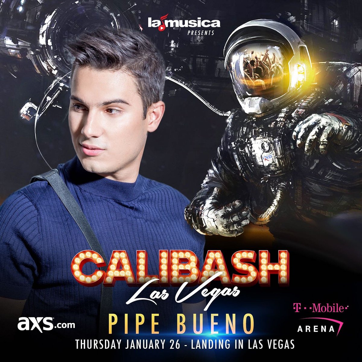 PipeBueno's tweet photo. Y nos vemos en Enero USA - LAS VEGAS !! confirmado para el @CaliBashLasVegas !! #MusicaPopularaOtroNivel https://t.co/WlOmtVwLkm