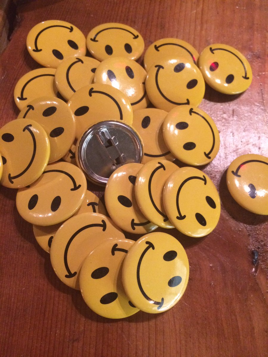 Come early and get your button 😀