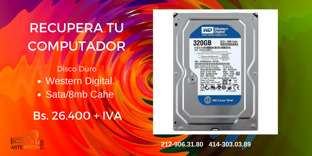 lasimonradiousb's tweet photo. OPORTUNIDAD Precio que no volverá. 1 Disco Duro Western Digital Bs. 26.400,00 + IVA https://t.co/3h0QjhMIYW