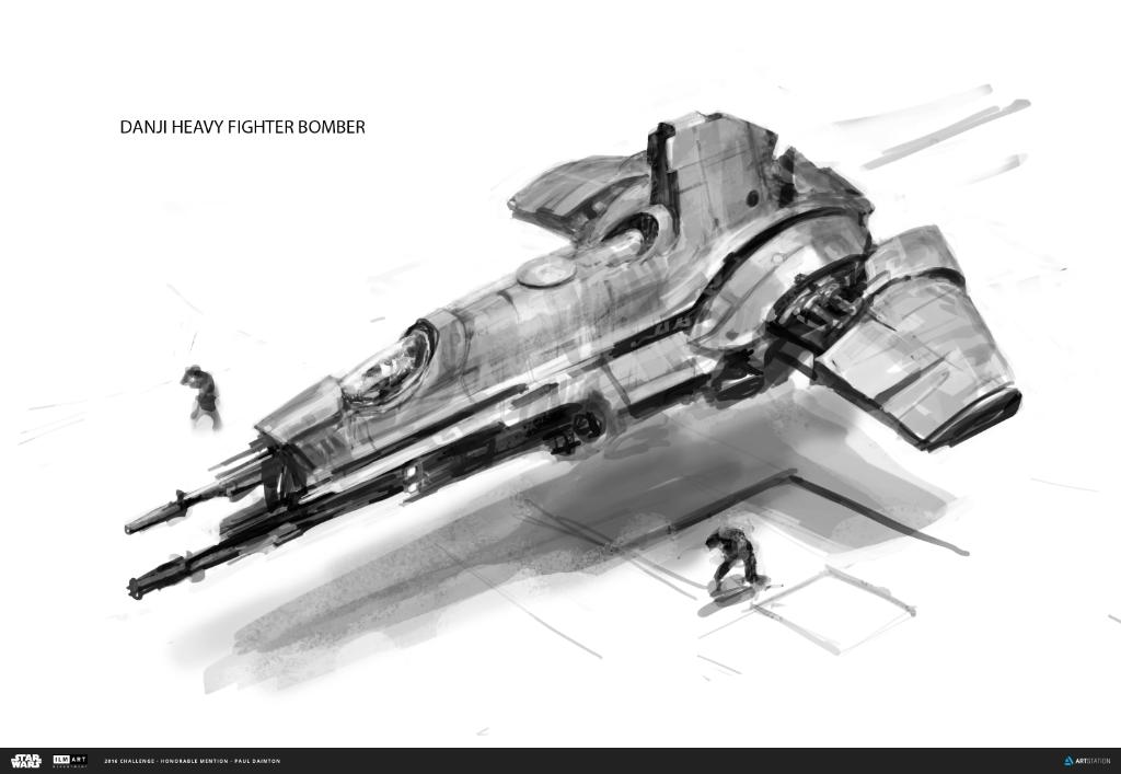 starwars's tweet photo. Need a ship? Paul Dainton's got you covered with these four entries from the @ILMVFX Challenge. https://t.co/QP58ylVnPF