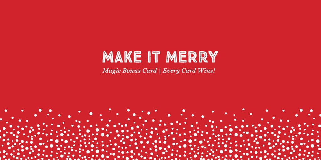 ChaptersKennedy's tweet photo. Every Magic Bonus Card wins! Get yours when you spend $50 or more in-store before December 15th. Exclusions apply. https://t.co/rjTqNbbf7S https://t.co/E20uwjicLM
