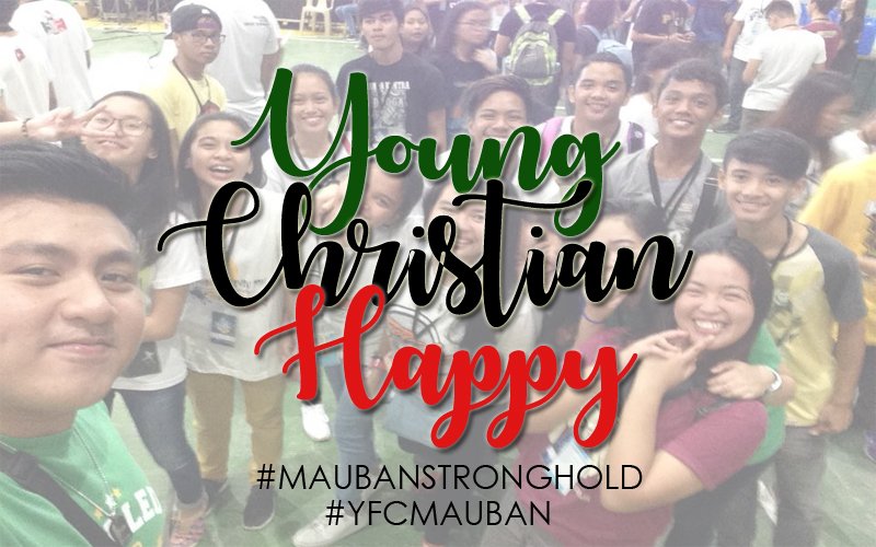 darnellknows's tweet photo. Young, Christian, Happy! #MaubanStronghold #yfcmauban #yfc #yfcqzn #oneqzn #InExcelsis #QYC https://t.co/GWULjdSxD8