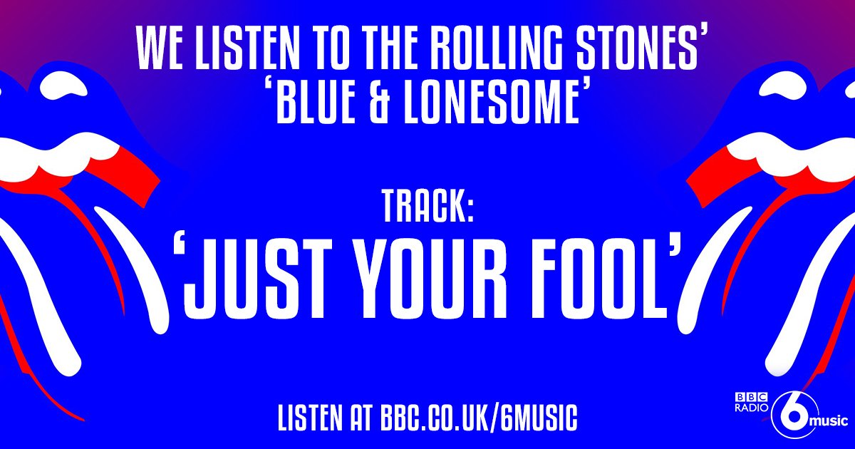 BBC6Music's tweet photo. Let's do this &amp; let's do it together. It's time for the first play of the new @RollingStones album #BlueAndLonesome 
https://t.co/ULfRM7zG1j https://t.co/LRsFoCGuan