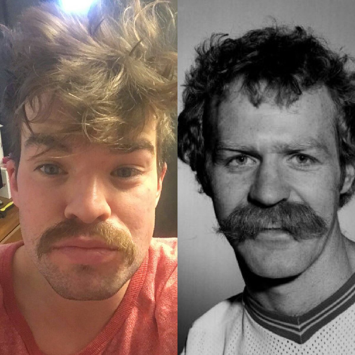 iconicec's tweet photo. Congrats @hamstra16 Winning our #Movember 'Look Like Lanny' contest!

@NHLFlames jersey &amp; $900 to @MovemberCA in your name!

You guys twins? https://t.co/Q7lqWIsmdz