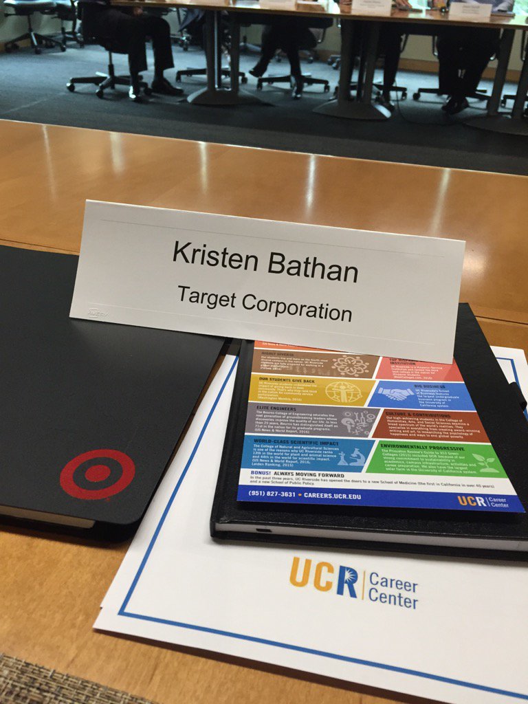KristenBathan's tweet photo. Feeling fortunate to be a part of the influential advisory board at @UCRCareerCenter! #TargetOnCampus https://t.co/fXWFHRC9tk
