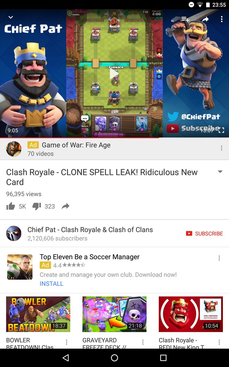 IrvineTheSloth's tweet photo. @ChiefPat Hey, left a comment on your most recent video explaining the issue. Here is an example. Frame from 7:17 stuck at 9:05. https://t.co/4b4nDdw8wo