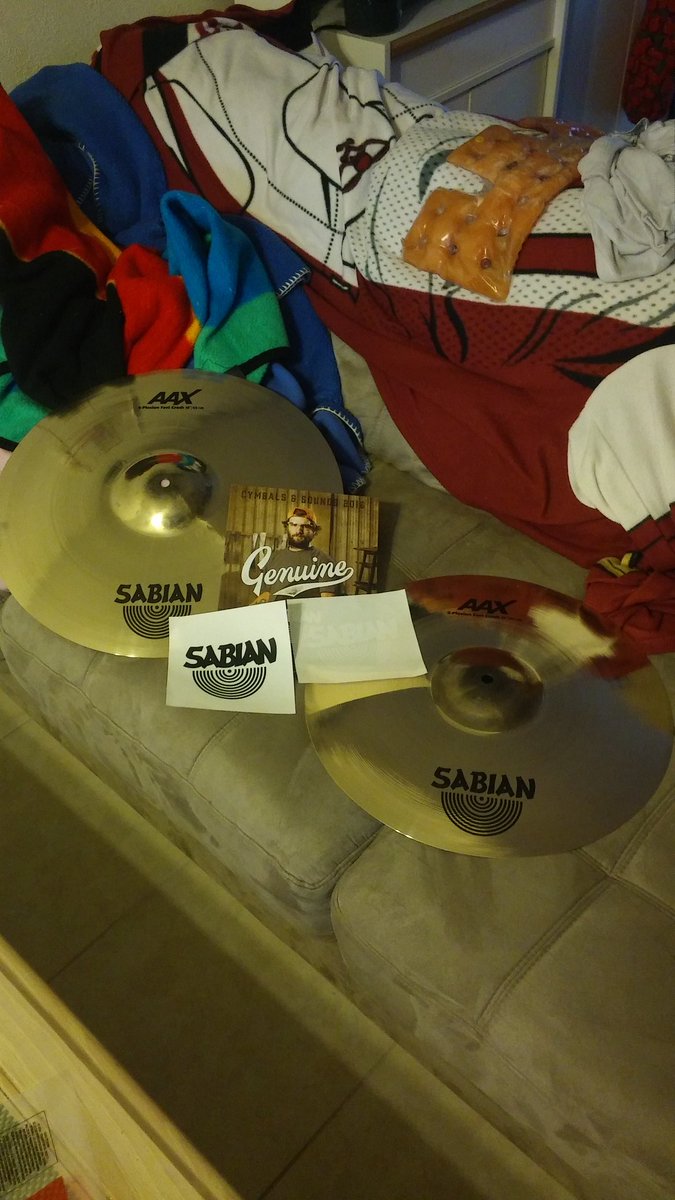 Zachyostdrums's tweet photo. I love this company. Even if you break their product, they hook you up...lol #sabian #drummer #cymbals #codacutlass https://t.co/7pwYdRACzS