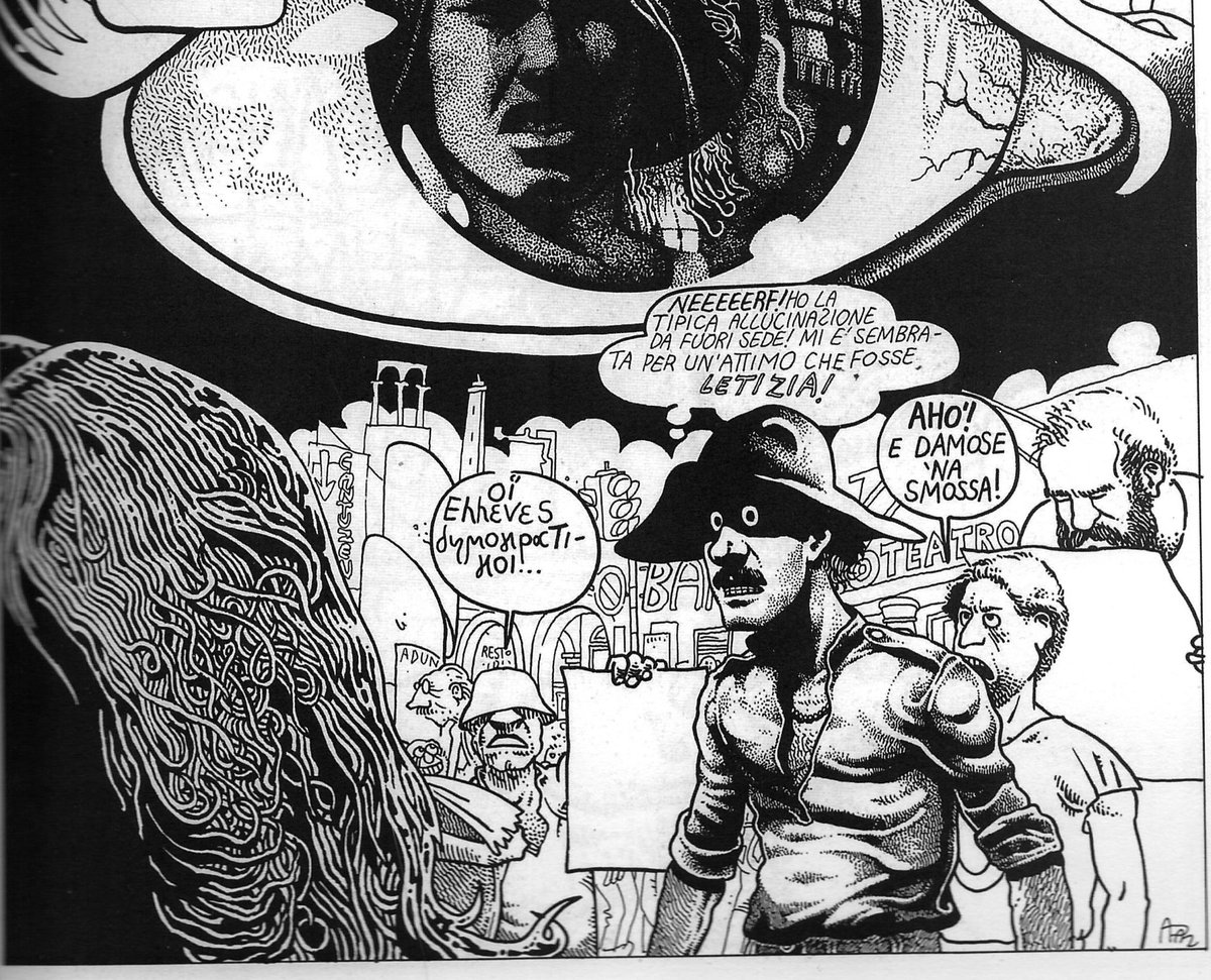 Comics_Country's tweet photo. Andrea Pazienza, Le Straordinarie avventure di Penthotal! 1977 #fumetti #comics #draw #disegni #AndreaPazienza #penthotal https://t.co/3w9uGw0SGK