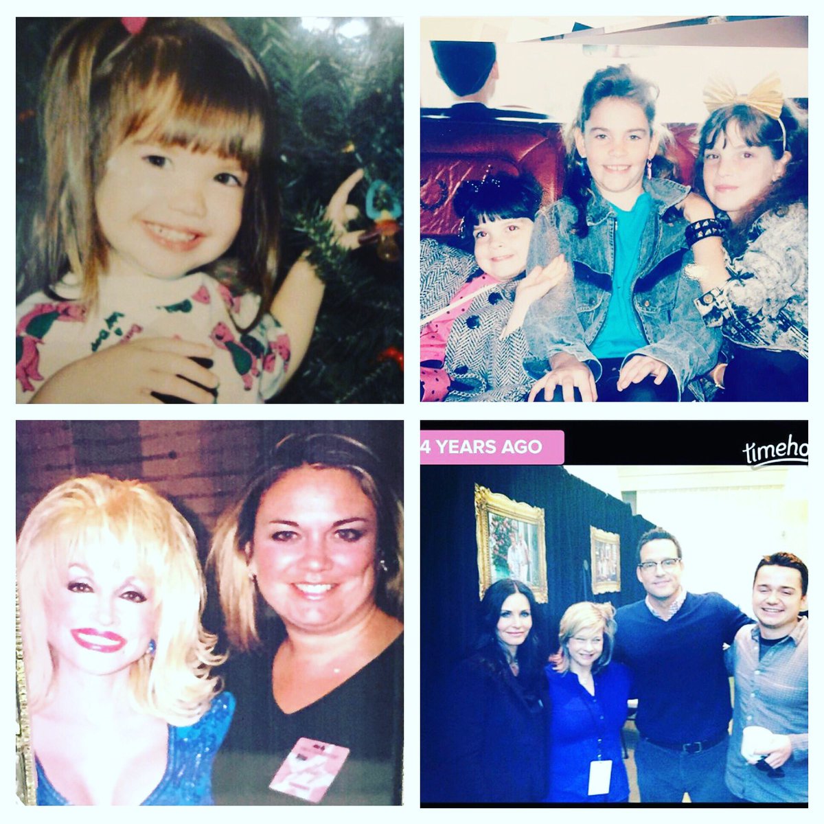 radiosisters's tweet photo. #TBT #RadioSisters #ChristmasCuteness (up left) #SiblingSnuggles (up right) #MeetingALegend (lower left) #FriendsWithFriends (bottom right) https://t.co/UhvvAOXF5m