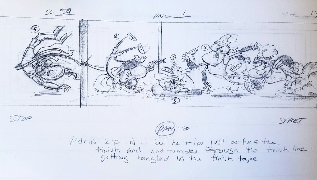 #TBT. Throw back Thursday!Storyboard panel from the Disney cartoon A Buzz on Maggie. #sketch #storyboard #disney #animation #cartoon #pencil