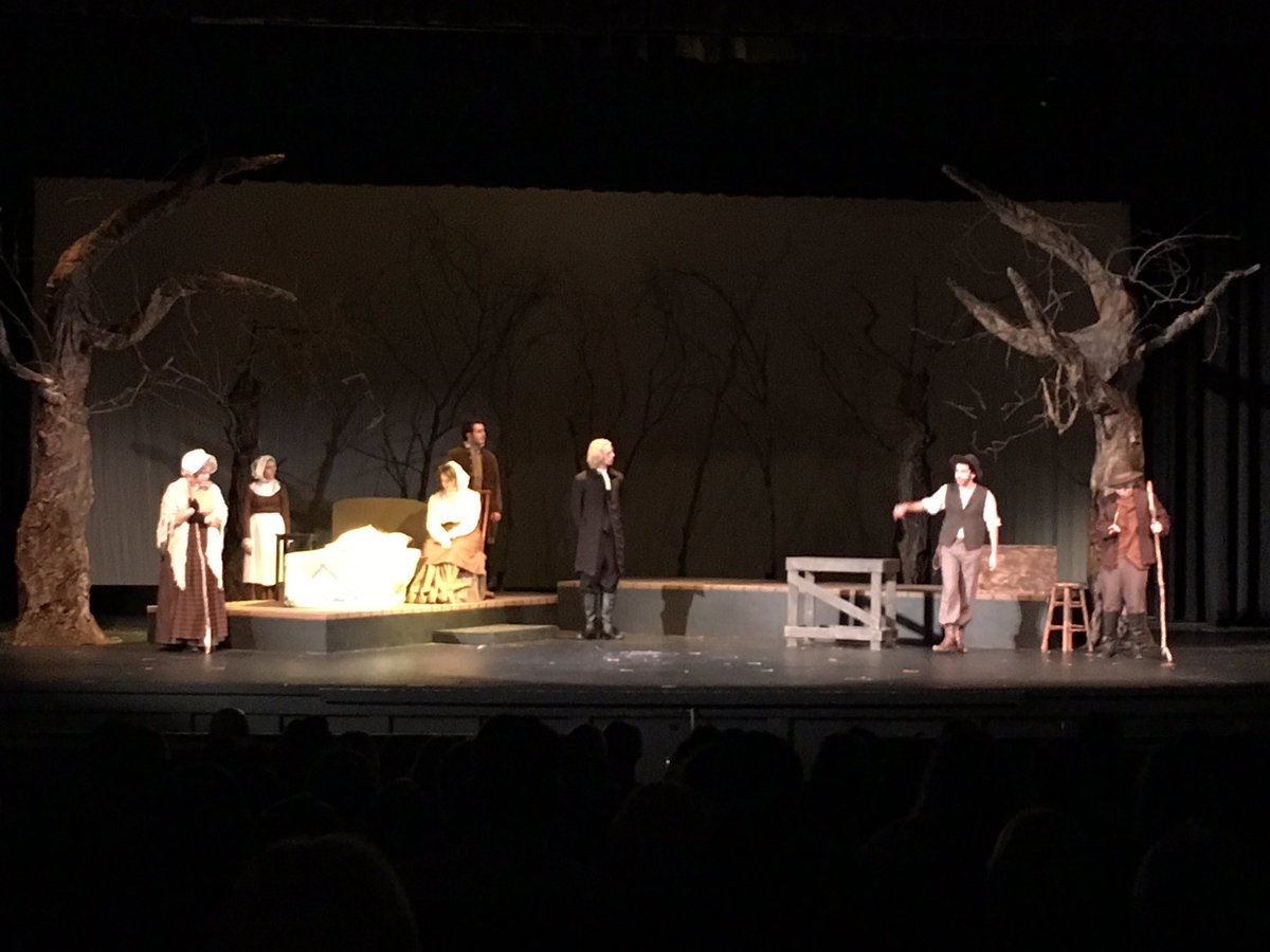 It's opening night at The Crucible! If you miss it tonight, join us tomorrow and Saturday at 7pm #thecrucible