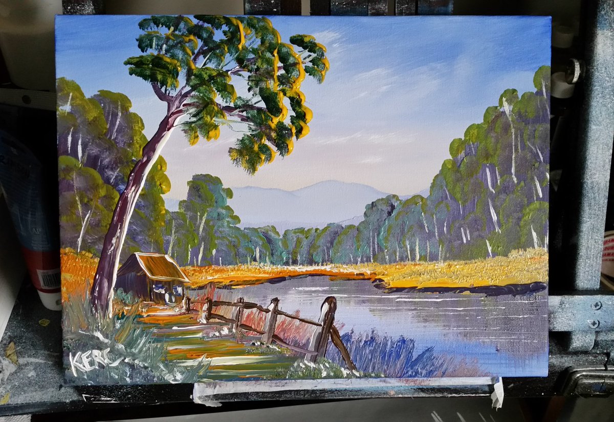 Tamtanker's tweet photo. It's been awhile but here's one I did today to get back into it. #art #painting #lenhend https://t.co/nWLiFigLNY