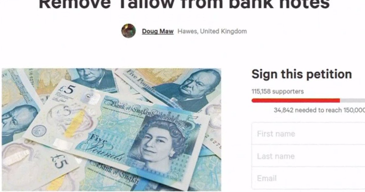 dwnews's tweet image. Vegan-fury at new five pound note dw.com/p/2Tbkv?maca=e… #FivePoundNotes