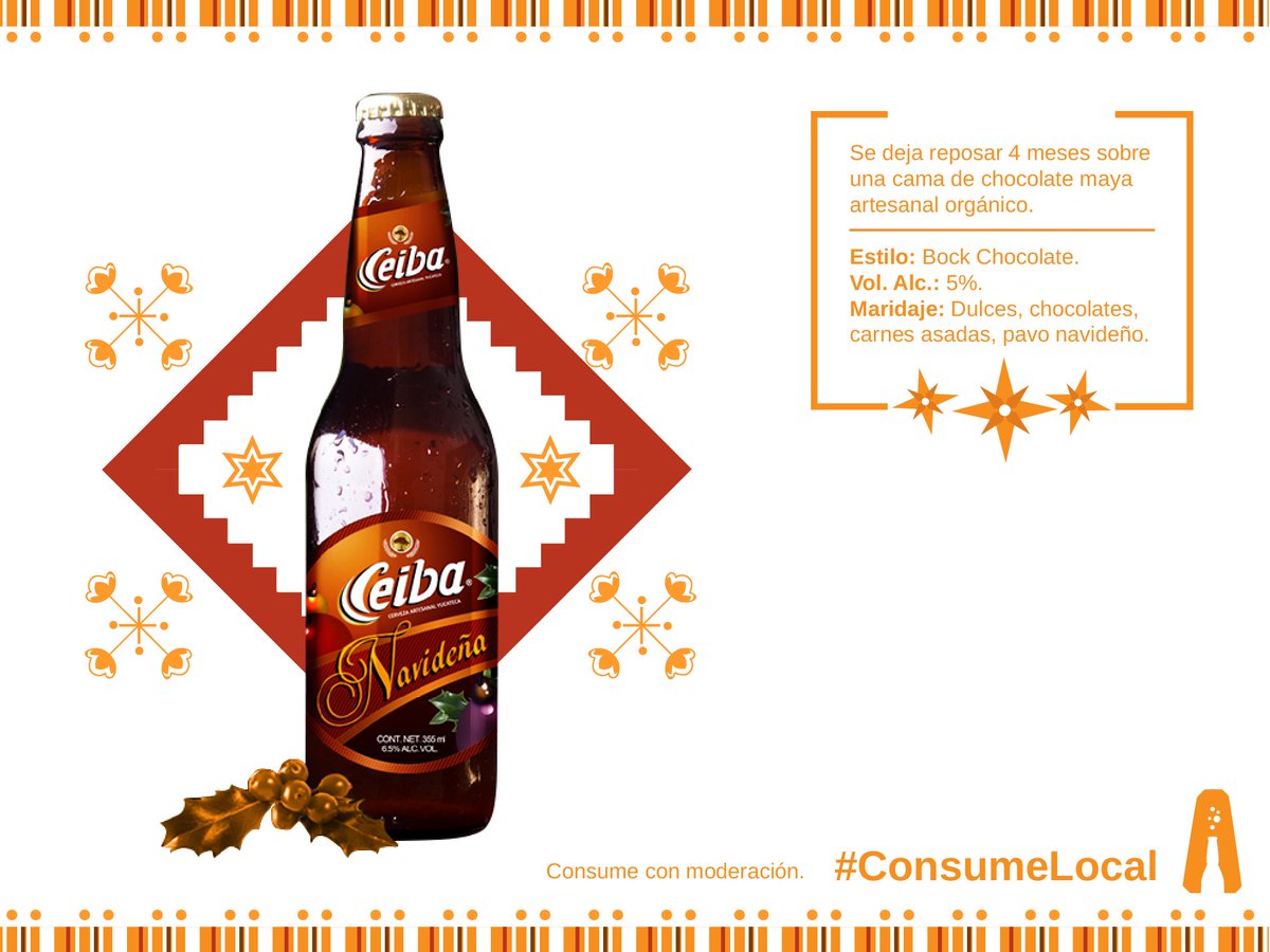 Arrancamos diciembre con recomendaciones de temporada navideña. Regala cervezas mexicanas independientes. #ConsumeLocal <a href="/CervezaCeiba/">Cerveza Ceiba</a>