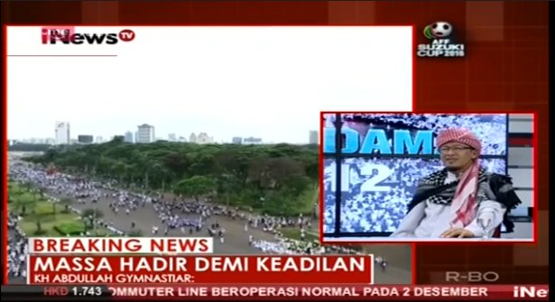 Now on @OfficialiNewsTV dialog terkait Aksi Damai 212 bersama <a href="/aagym/">Abdullah Gymnastiar</a>. Streaming di facebook.com/OfficialiNewsT… #AksiDamai212