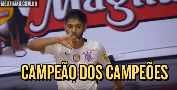 Corinthians atropela o Sorocaba e é campeão paulista de futsal