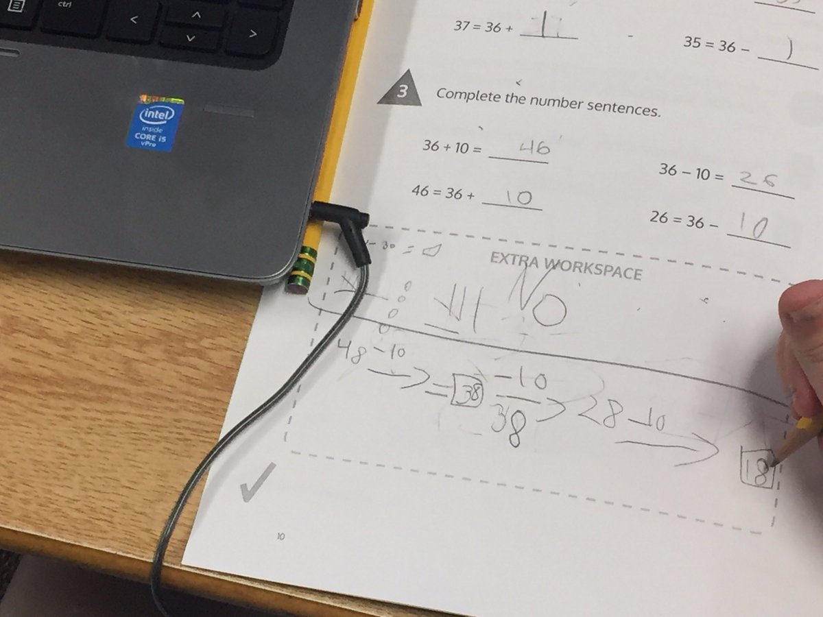 LMGirolamo's tweet photo. Encourage Ss 2 use paper/pencil 2 work thru #Tower tasks in @zearned This Ss smile says it works! @GreeceCentral @K5MathGCSD #mathishardwork https://t.co/MVULVjBMCm