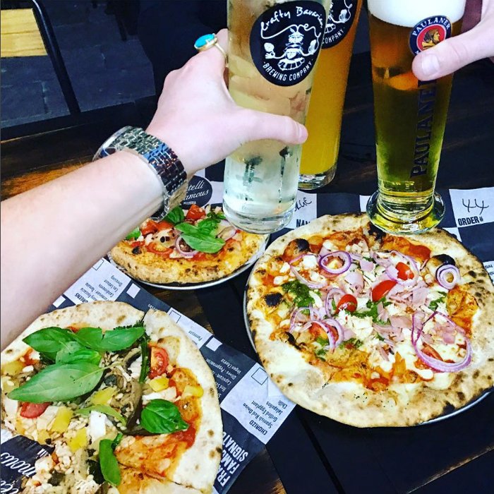 We think you should take a long lunch and join us at World Square for a $20 pizza and beer combo! #sydneyeats #beer #pizza