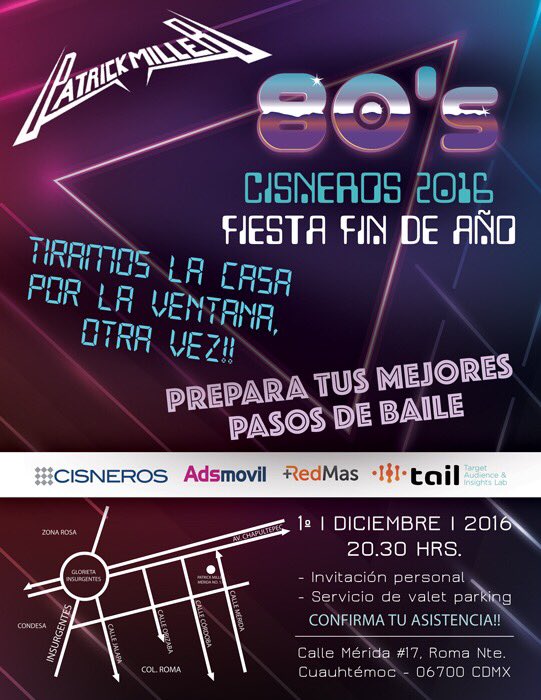 gherebia's tweet photo. Hoy Fiesta Cisneros Interactive México #RedMas #Adsmovil #TailDMP #Fluvip #Coyote #AudioAd #StoryAd #SmartyContent #Kontextua #Ehow https://t.co/jUGzblDD2c