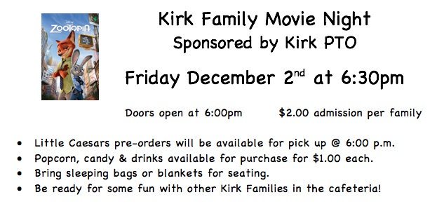 KirkElementary's tweet photo. Don't miss movie night tomorrow! https://t.co/NFGU6dcyKH